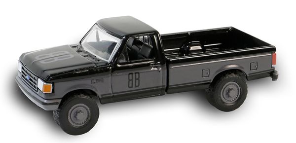 GREEN28150-E - FORD F-150 XL 1990 Noir de la série BLACK BANDIT sous blister - 1