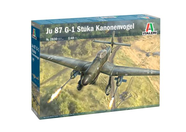 ITA2830 - Avion de chasse JU 87 G-1 Stuka Kanonenvogel à assembler et à peindre - 1