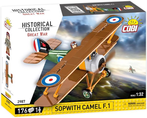 COB2987 - Avion militaire SOPWITH. F.1 CAMEL - 176 Pièces - 1