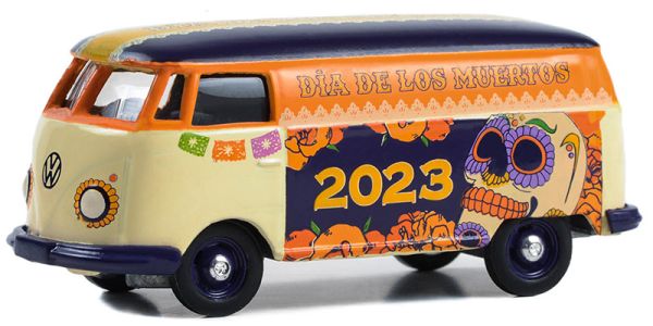 GREEN30482 - VOLKSWAGEN T2 PANEL VAN Dia de los Muertos 2023 sous blister - 1