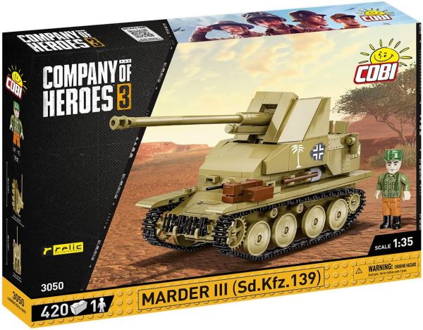 COB3050 - Char MARDER  III Sd.Kfz.139 - 420 Pièces - 1