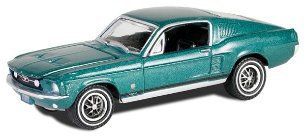 GREEN30505 - FORD Mustang GT Fastback 1967 vert de la série HIGH COUTRY SPECIAL sous blister - 1