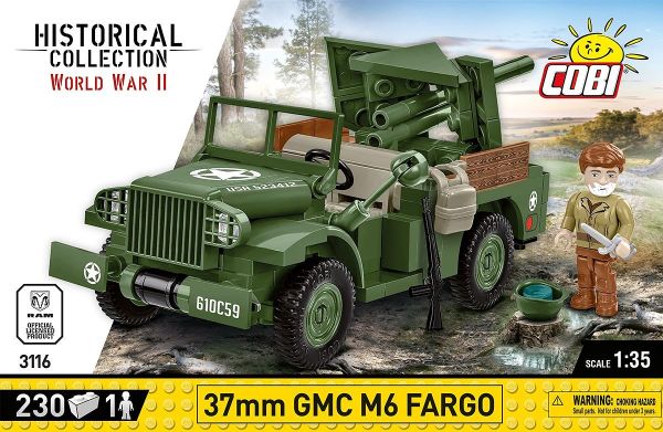 COB3116 - DODGE WC-55 GMC M6 Fargo 37mm - 230 Pièces - 1