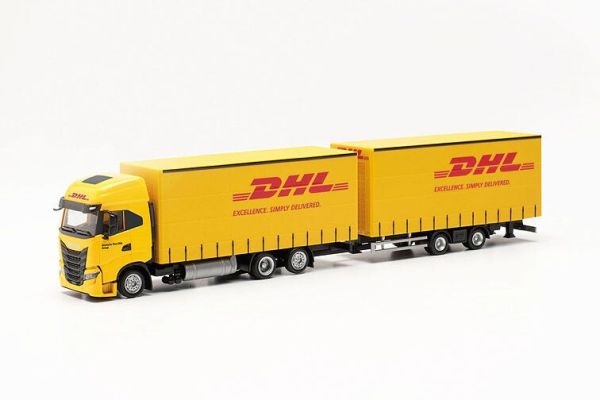 HER315890 - IVECO S-Way LNG porteur 6x2 avec remorque 2 essieux DHL - 1