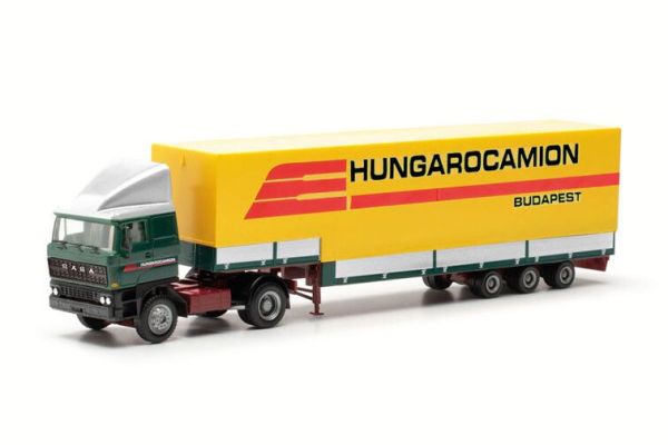 HER317375 - RABA 4x2 avec remorque 3 essieux HUNGAROCAMION - 1