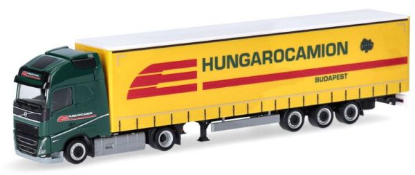 HER317481 - VOLVO FH 4x2 avec remorque bâchée 3 essieux HUNGAROCAMION - 1