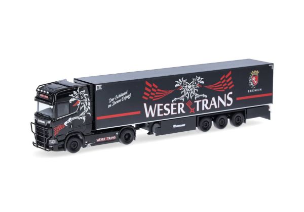 HER317665 - SCANIA CS 20 HD 4x2 avec remorque 3 essieux WESER-TRANS BREMEN - 1