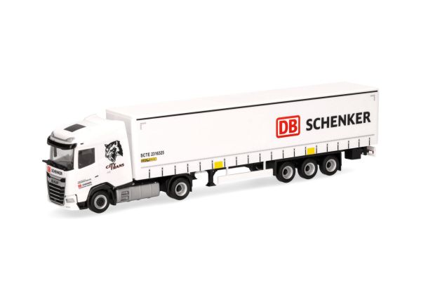 HER318013 - DAF XG 4x2 avec remorque 3 essieux  DB SCHENKER - 1