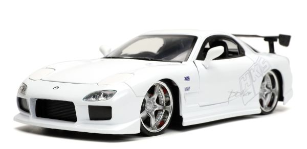 JAD32607 - MAZDA RX-7 Wide Body 1993 Blanc FAST & FURIOUS - 1