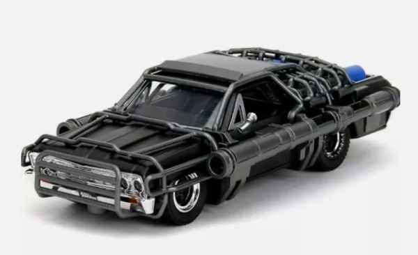 JAD34733 - CHEVROLET El Camino avec cage 1967 noir  FAST and FURIOUS - 1