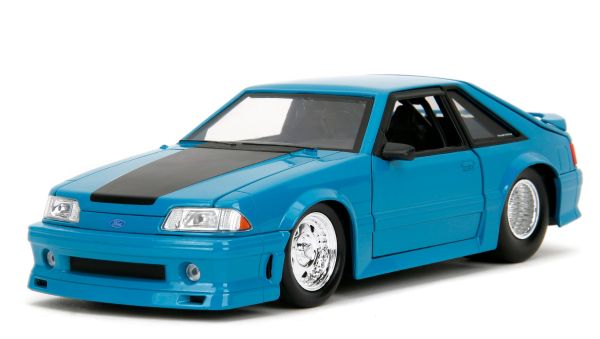 JAD34922 - FORD Mustang GT 1989 Bleu FAST & FURIOUS X - 1