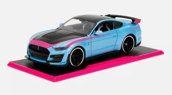 JAD35200 - FORD Mustang Shelby GT500 2020 bleu - PINK SLIPS - 1