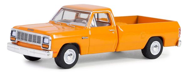 GREEN35280-C-ORANGE - DODGE Ram D-250 1982 orange de la série BLUE COLLAR sous blister - 1