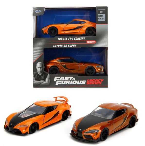 JAD35401 - TOYOTA FT-1 Concept orange et TOYOTA GR Supra FAST & FURIOUS - 1