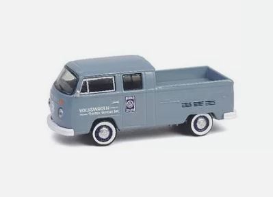 GREEN36110-D - VOLKSWAGEN Type 2 Double Cabine Pick-up 1978 gris de la série CLUB VEE-DUB sous blister - 1