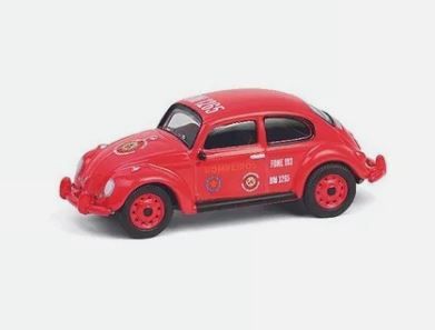 GREEN36110-F - VOLKSWAGEN Classic Beetle rouge de la série CLUB VEE-DUB sous blister - 1