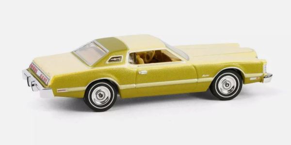 GREEN39150-E - FORD Thunderbird 1976 jaune de la série VINTAGE AD CARS sous blister - 1