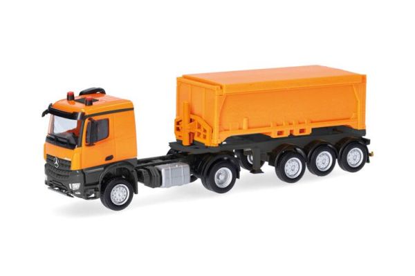 HER318549 - MERCEDES BENZ Arocs 4x2 avec container 3 essieux - 1