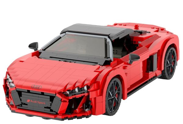 JAM402835 - AUDI R8 Spyder rouge à assembler - 1