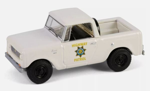 GREEN43040-B - HARVESTER Scout Half Cab 1964 de la série HOT PURSUIT sous blister - 1