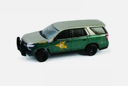 GREEN43040-F - CHEVROLET Tahoe Police pursuit - PPV - 2023 de la série HOT PURSUIT sous blister - 1