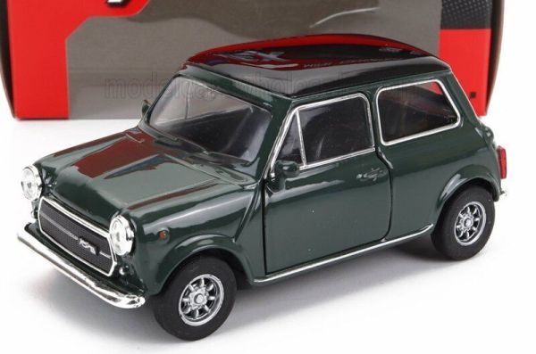 WEL43609VERT - MINI Cooper 1300 vert avec toit noir modèle à friction - 1