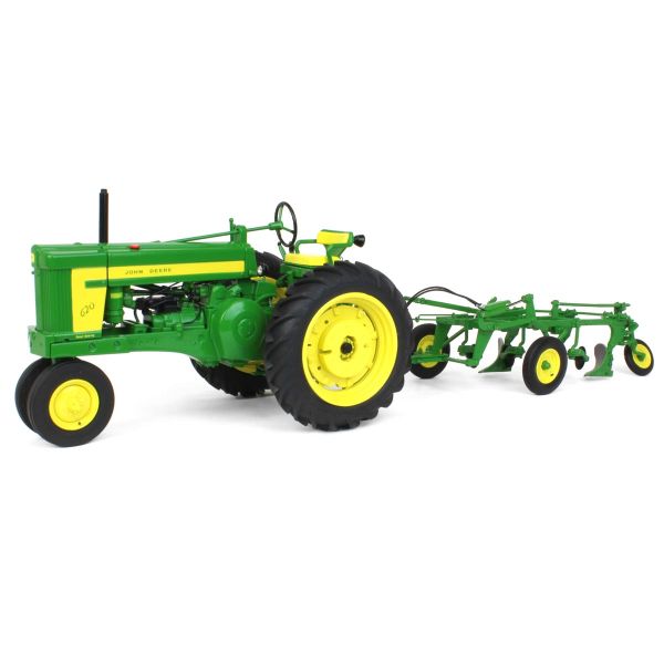 ERT45691 - JOHN DEERE 620 row-crop avec charrue 555 – héritage précision - 1