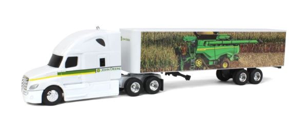 ERT45876 - FREIGHTLINER 6x4 avec remorque 2 Essieux Graphiques de Moissonneuse JOHN DEERE X9 - 1