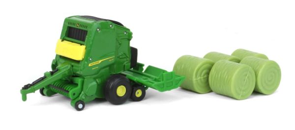 ERT45902 - Presse à balles rondes JOHN DEERE 561R avec 6 round baler - 1