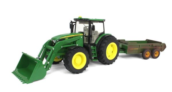 ERT45960 - JOHN DEERE 6210R avec chargeur et épandeur 780 version sali - 1