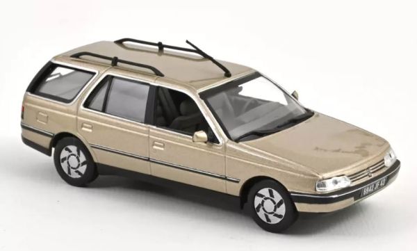 NOREV474557 - PEUGEOT 405 Break 1991 Beige Mayfair métallique - 1