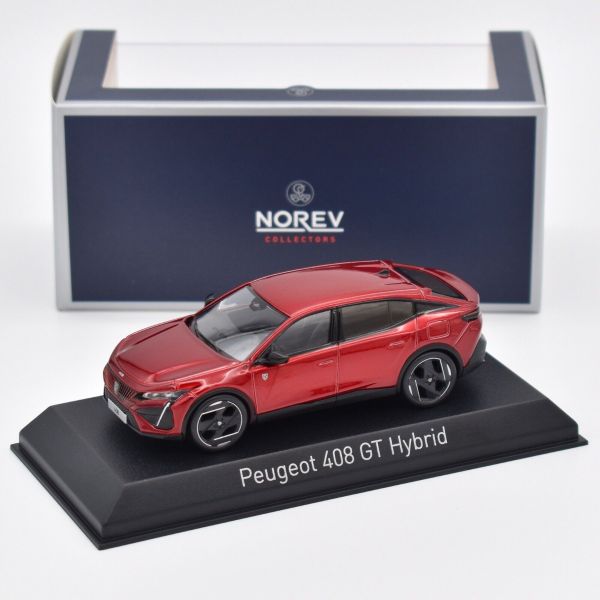 NOREV474811 - PEUGEOT 408 GT Hybrid 2023 Rouge Elixir - 1