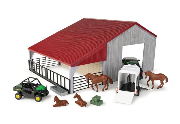 ERT47522 - Grange avec accessoires - animaux et gator JOHN DEERE - 1