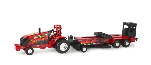 ERT47550 - CASE IH HOT SHOT tracteur pulling avec remorque - 1