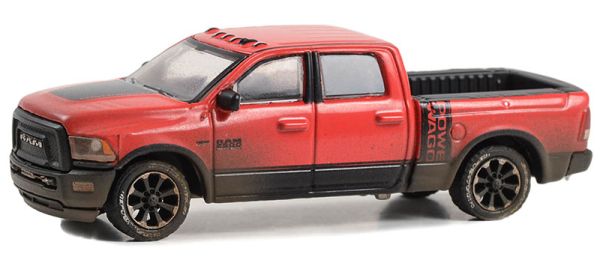 GREEN48080-E - DODGE Ram 2500 Power wagon 2017 Rouge de la série DOWN ON THE FARM sous blister - 1