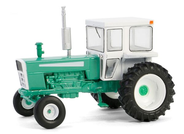 GREEN48090-A - Tracteur vert avec cabine blanche 1973 de la série DOWN ON THE FARM série 09 sous blister - 1