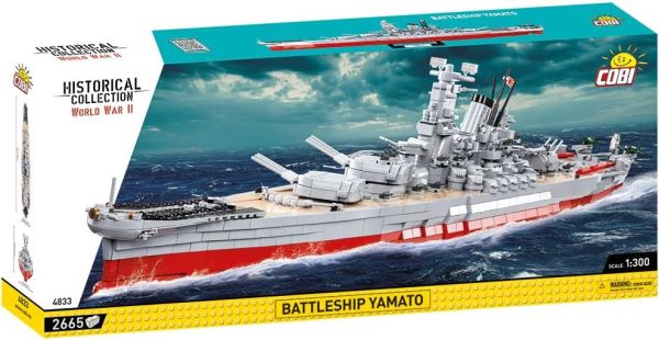 COB4833 - Cuirassé BATTLESHIP YAMATO - 2665 Pièces - 1