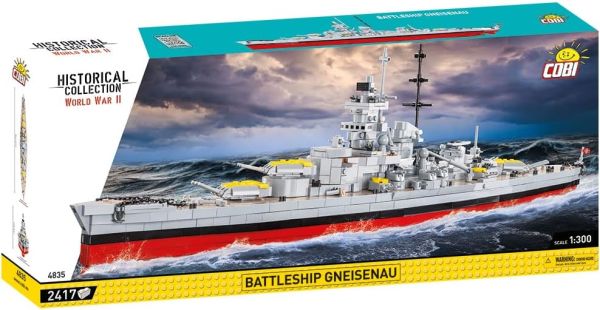 COB4835 - Cuirassé BATTLESHIP GNEISENAU - 2417 Pièces - 1