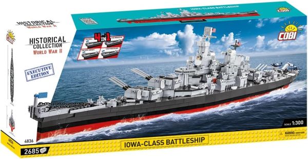 COB4836 - Cuirassé IOWA-CLASS BATTLESHIP Edition Exclusive – 2685 pièces - 1