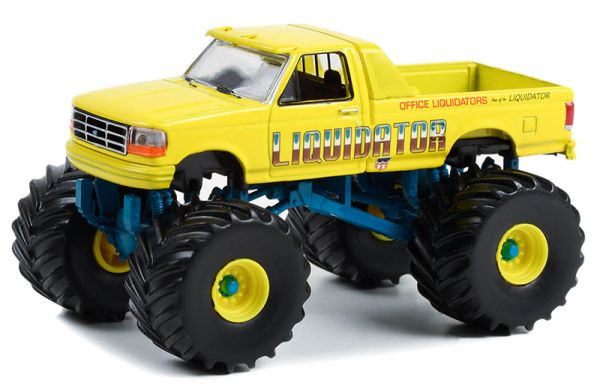 GREEN49120-F - FORD F-250 1992 Monster truck LIQUIDATOR de la série KINGS OF CRUNCH sous blister - 1