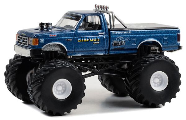 GREEN49130-D - FORD F-250 1987 Monster truck BIGFOOT #3 de la série KINGS OF CRUNCH sous blister - 1