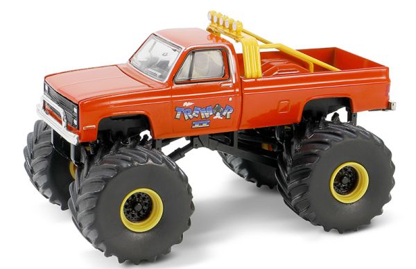 GREEN49150-B - CHEVROLET Silverado 1986 Monster truck BUFFALO TREMOR II de la série KINGS OF CRUNCH sous blister - 1