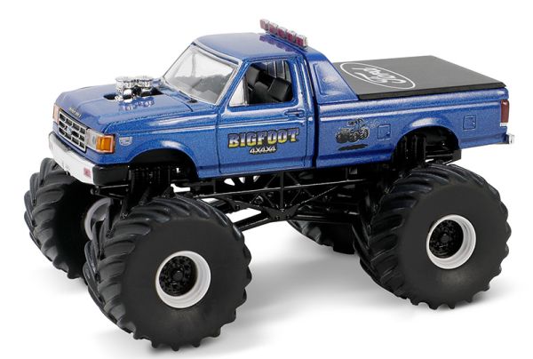 GREEN49150-D - FORD F-250 1987 Monster truck - BIGFOOT #6 de la série KINGS OF CRUNCH sous blister - 1