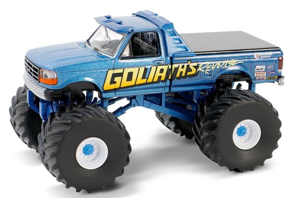 GREEN49150-F - FORD F-250 1992 Monster Truck – GOLIATH'S REVENGE de la série KINGS OF CRUNCH sous blister - 1