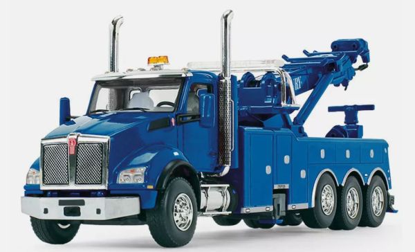 FIGE50-3466 - KENWORTH T880 8x4 Dépanneuse bleu - 1