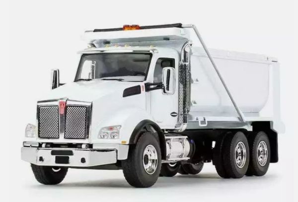 FIGE50-3471 - KENWORTH T880 6x4 benne blanc - 1