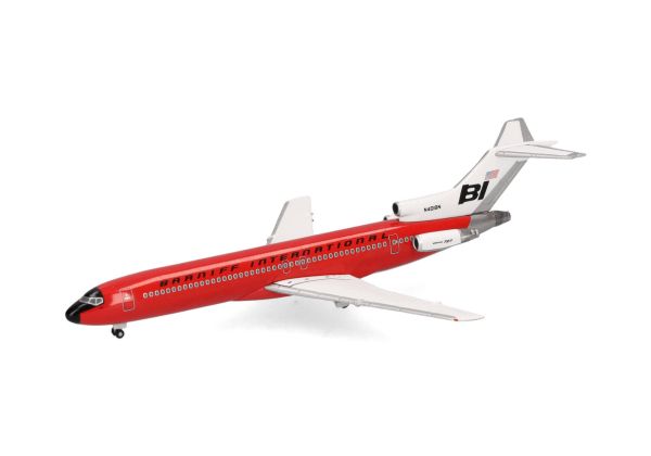 HER537551 - BOEING 727-200 Braniff International Solid Rouge - 1