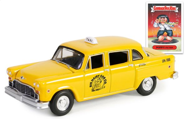 GREEN54100-A - CHERCKER Taxi 1977 Jaune de la série GARBAGE PAIL KIDS sous blister - 1