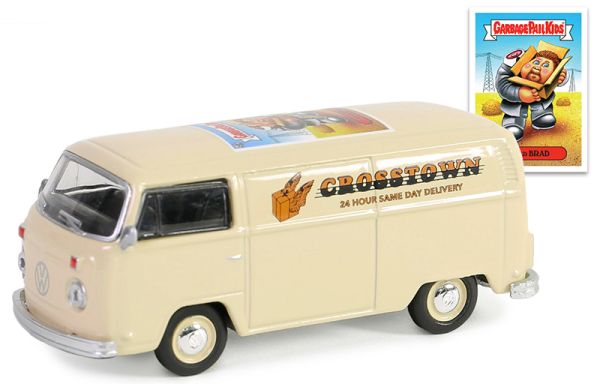 GREEN54100-E - VOLKSWAGEN Type 2 Panel Van 1979 beige de la série GARBAGE PAIL KIDS sous blister - 1