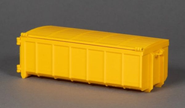 MSM5608/01 - Benne container 20m3 avec couvercle jaune - 1